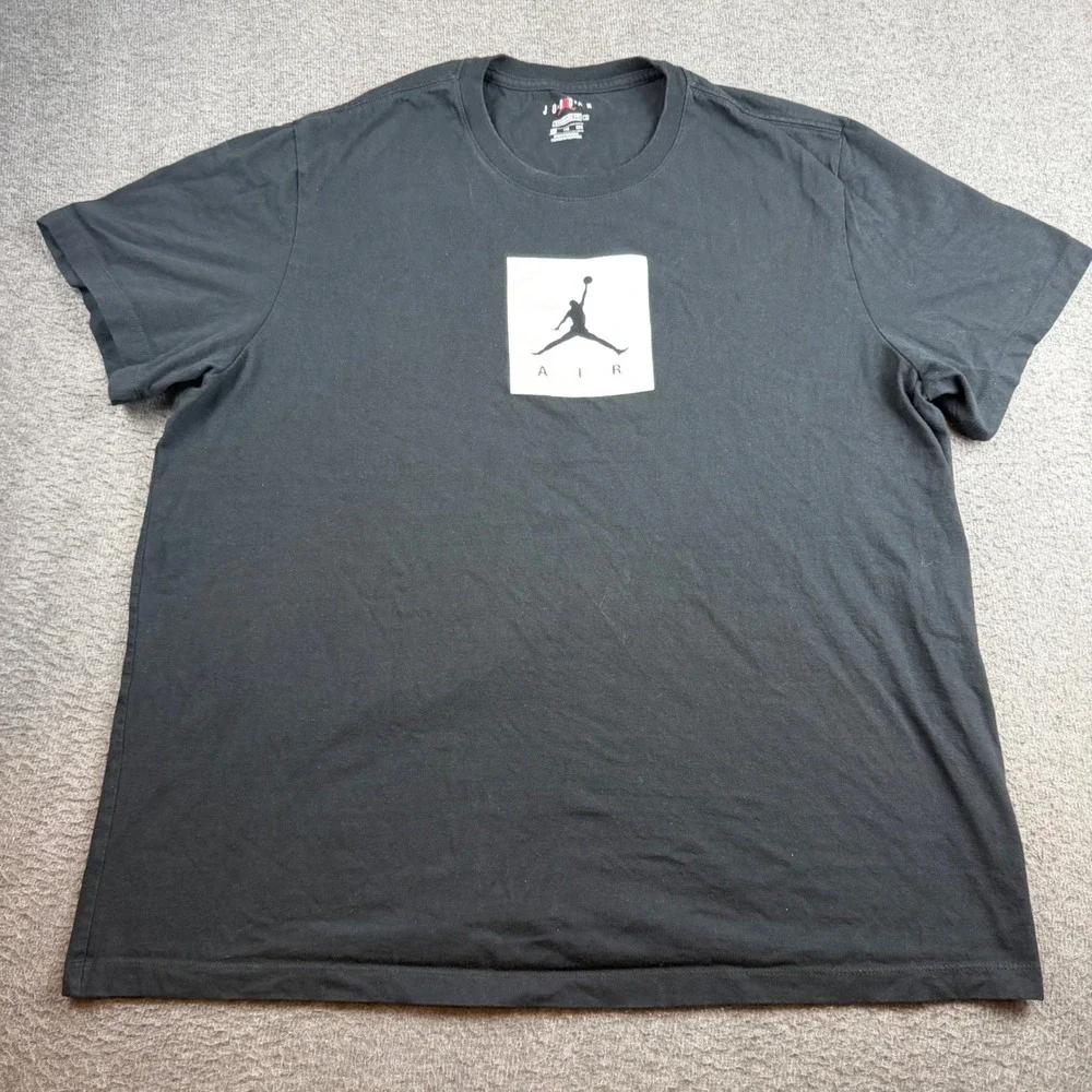 Jordan Brand T-Shirt Men's XXL Black Jumpman Air Graphic AQ2366-00A Short Sleeve